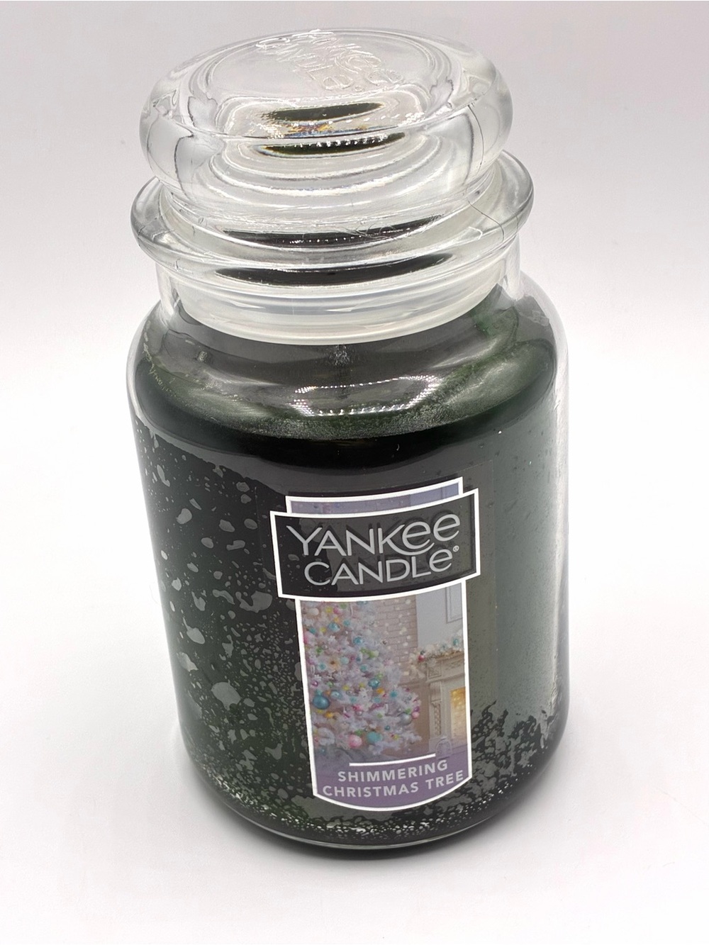 Yankee Candle Shimmering Christmas Tree Large Jar Candle 22 oz Holiday